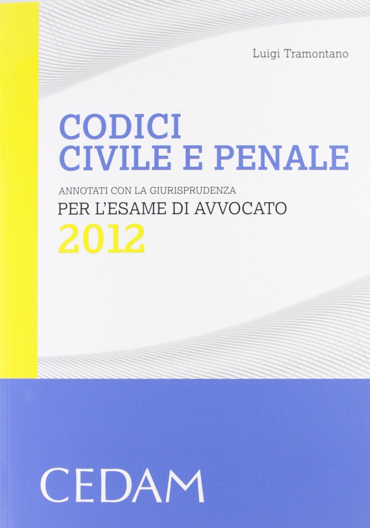 Codici civile e penale. Annotati con la giurisprudenza per l'esame di avvocato 2012 book
