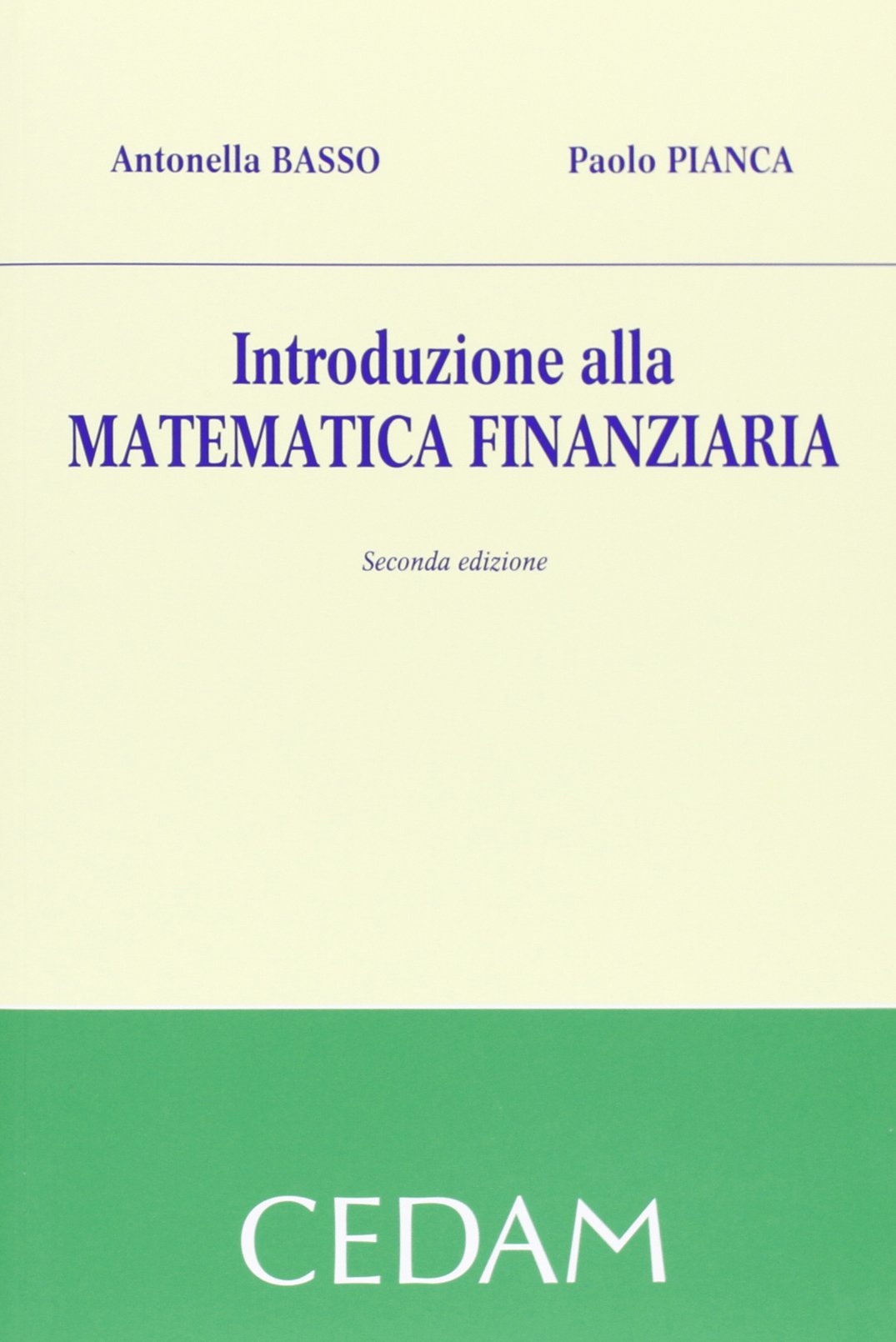 Introduzione alla matematica finanziaria book