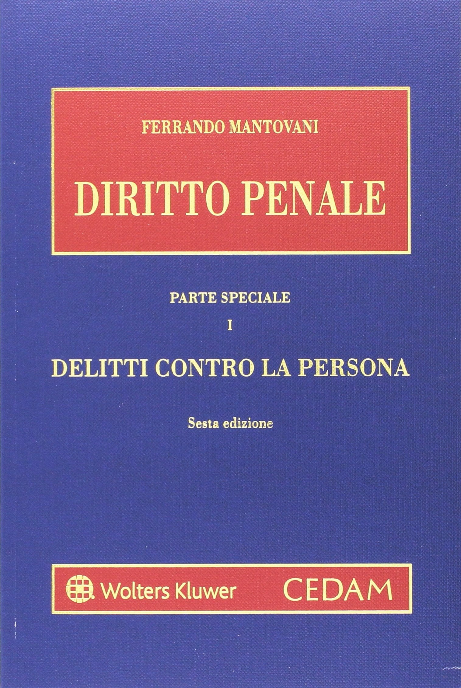 Diritto penale. Parte speciale. Delitti contro la persona (Vol. 1) book