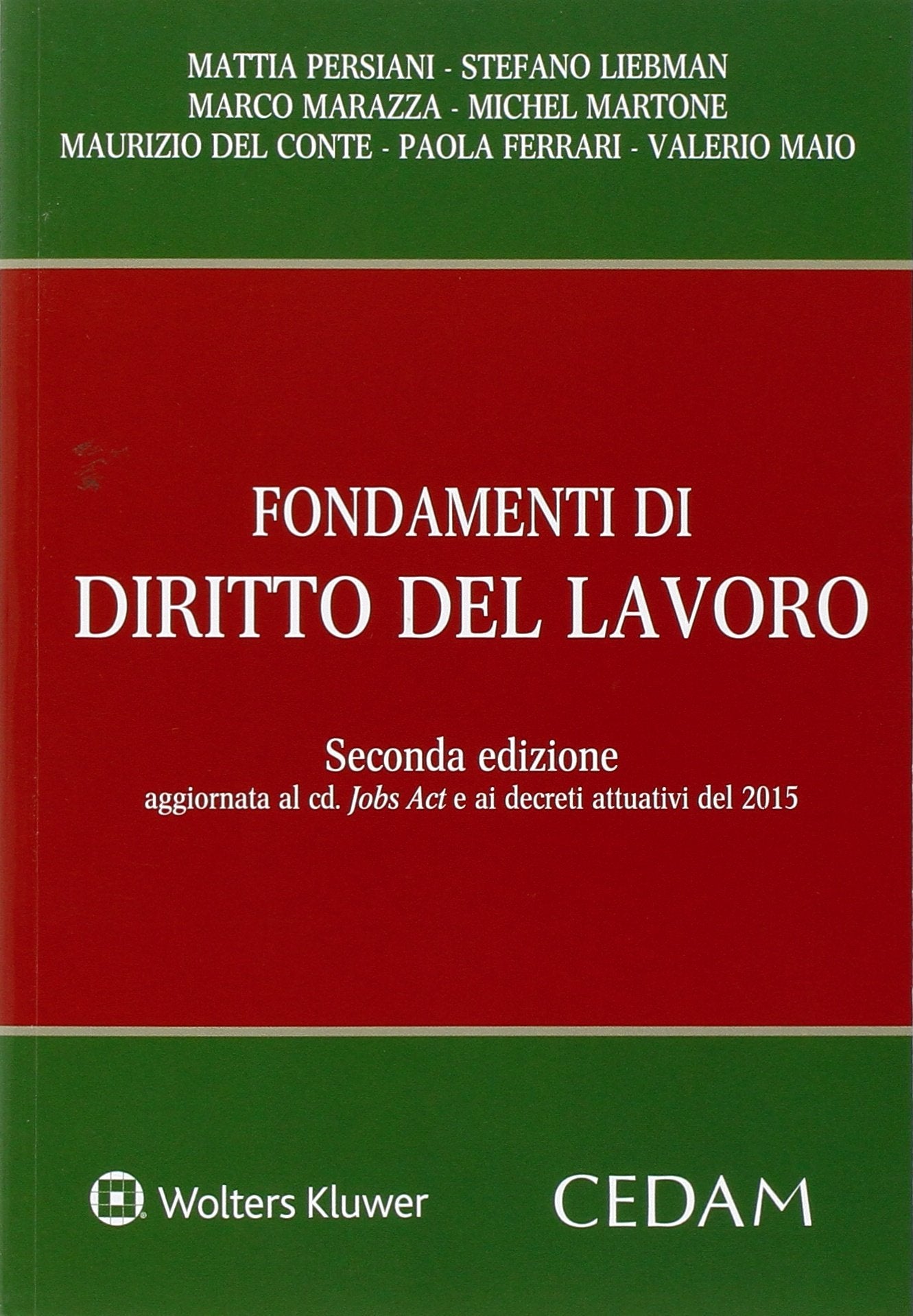 FONDAMENTI DI DIRITTO DEL LAVORO book