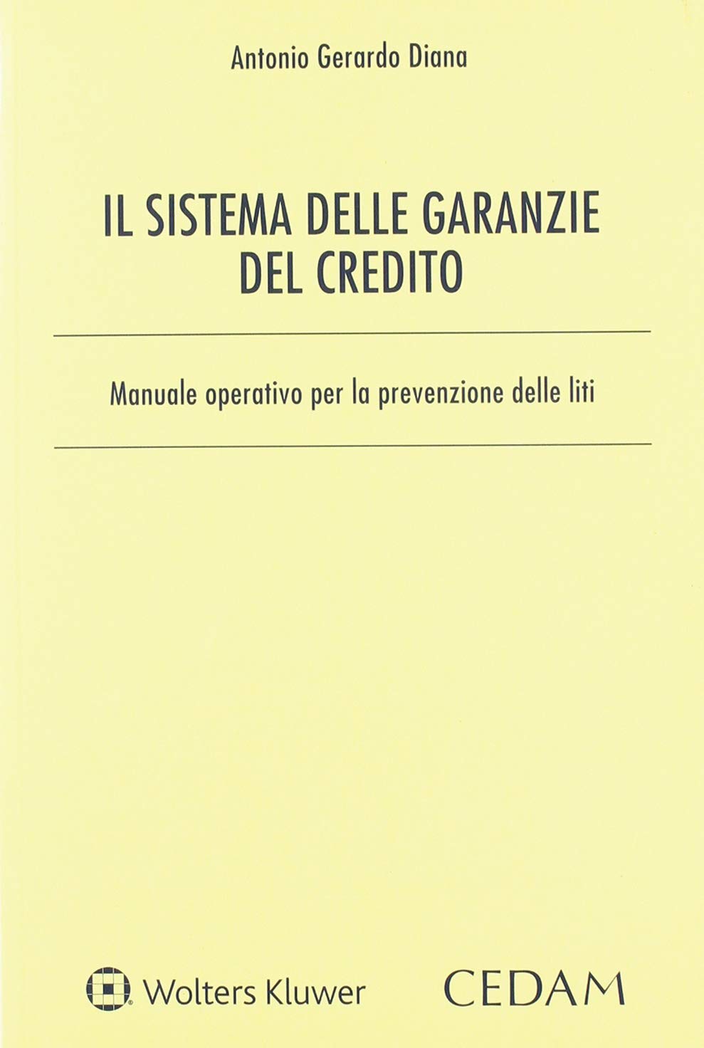Il sistema delle garanzie del credito. Manuale operativo per la prevenzione delle liti book