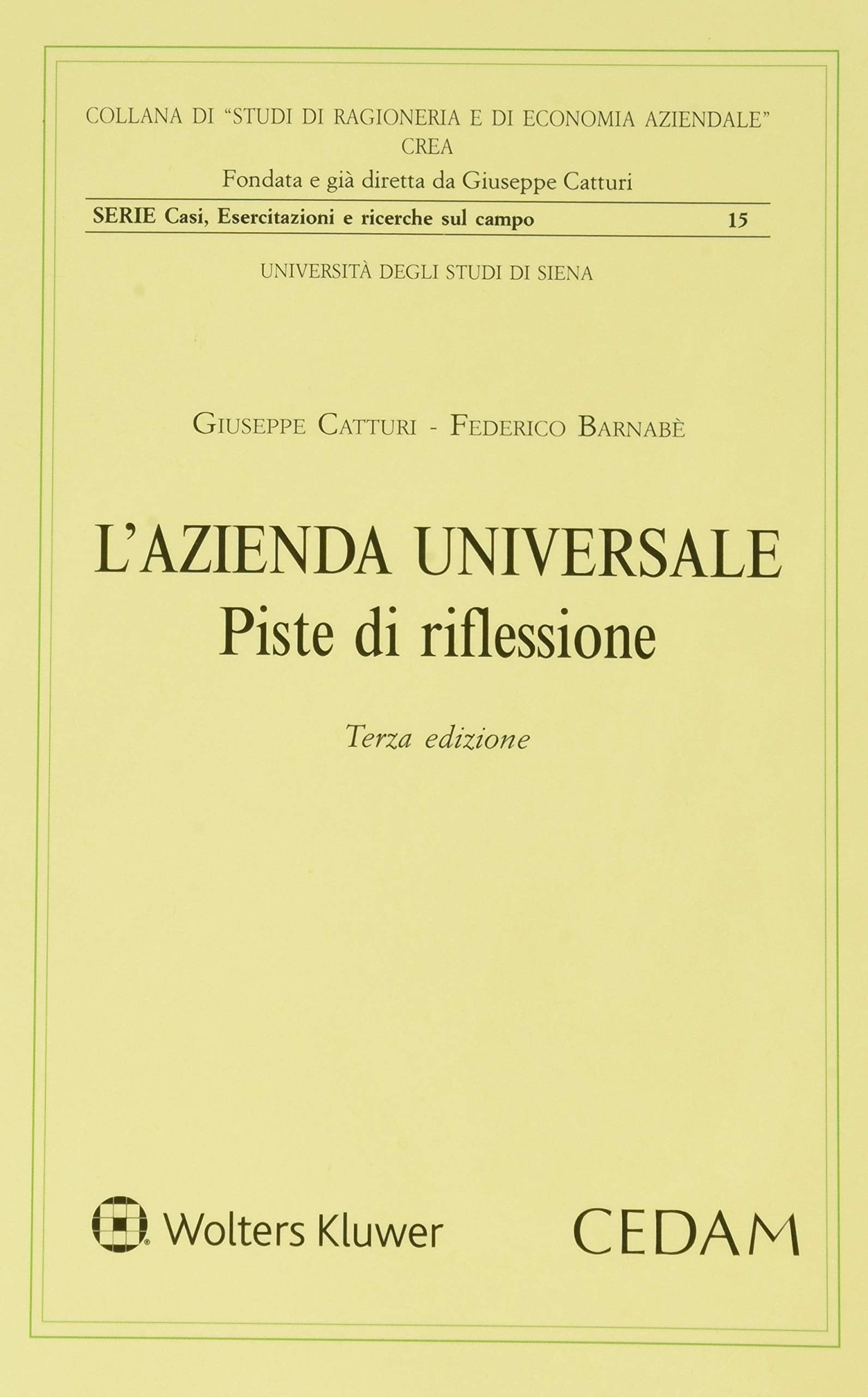 L'azienda universale. Piste di riflessione book