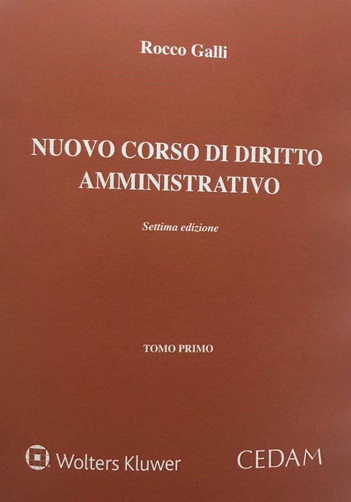 Nuovo corso di diritto amministrativo Law