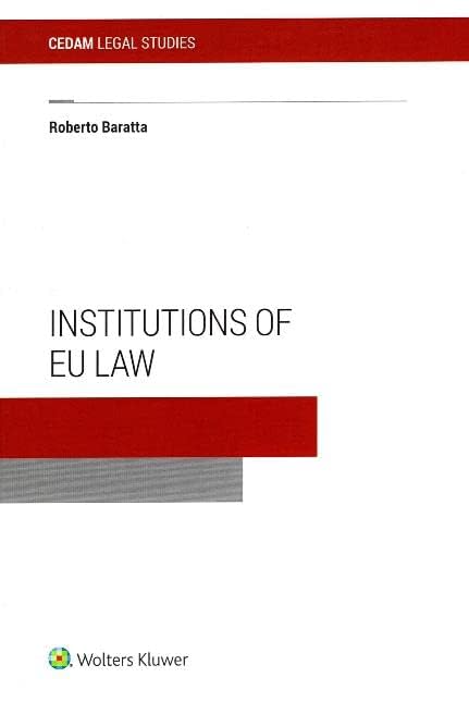 Institutions of EU law book