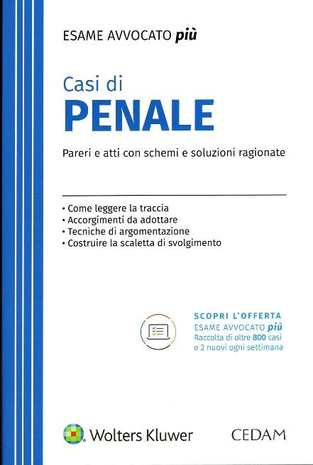 Casi di penale. Per l'esame di avvocato Law