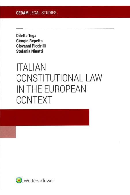 Italian costitutional law in the european context book