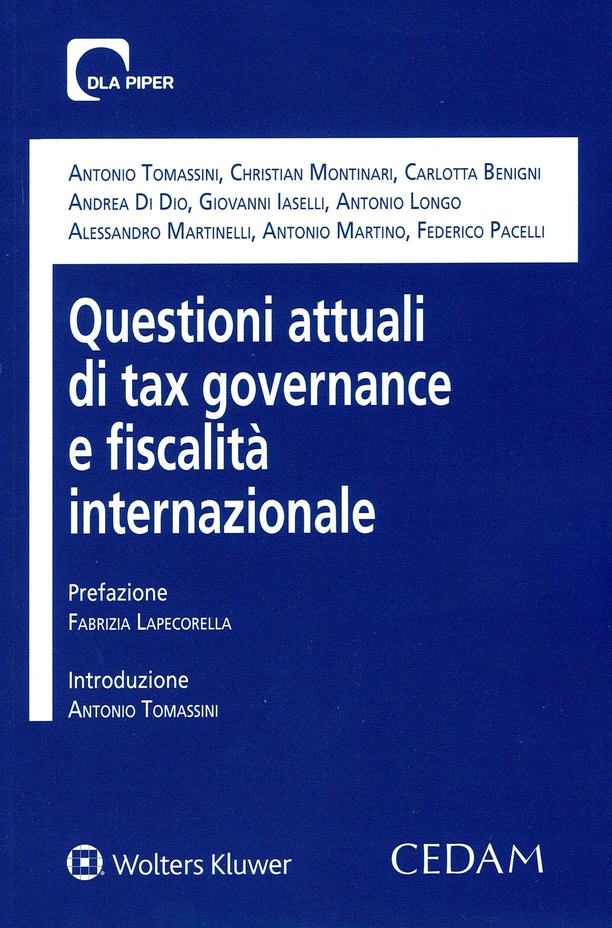 Questioni attuali di tax governance e fiscalità internazionale book