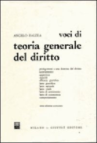 Voci di teoria generale del diritto book
