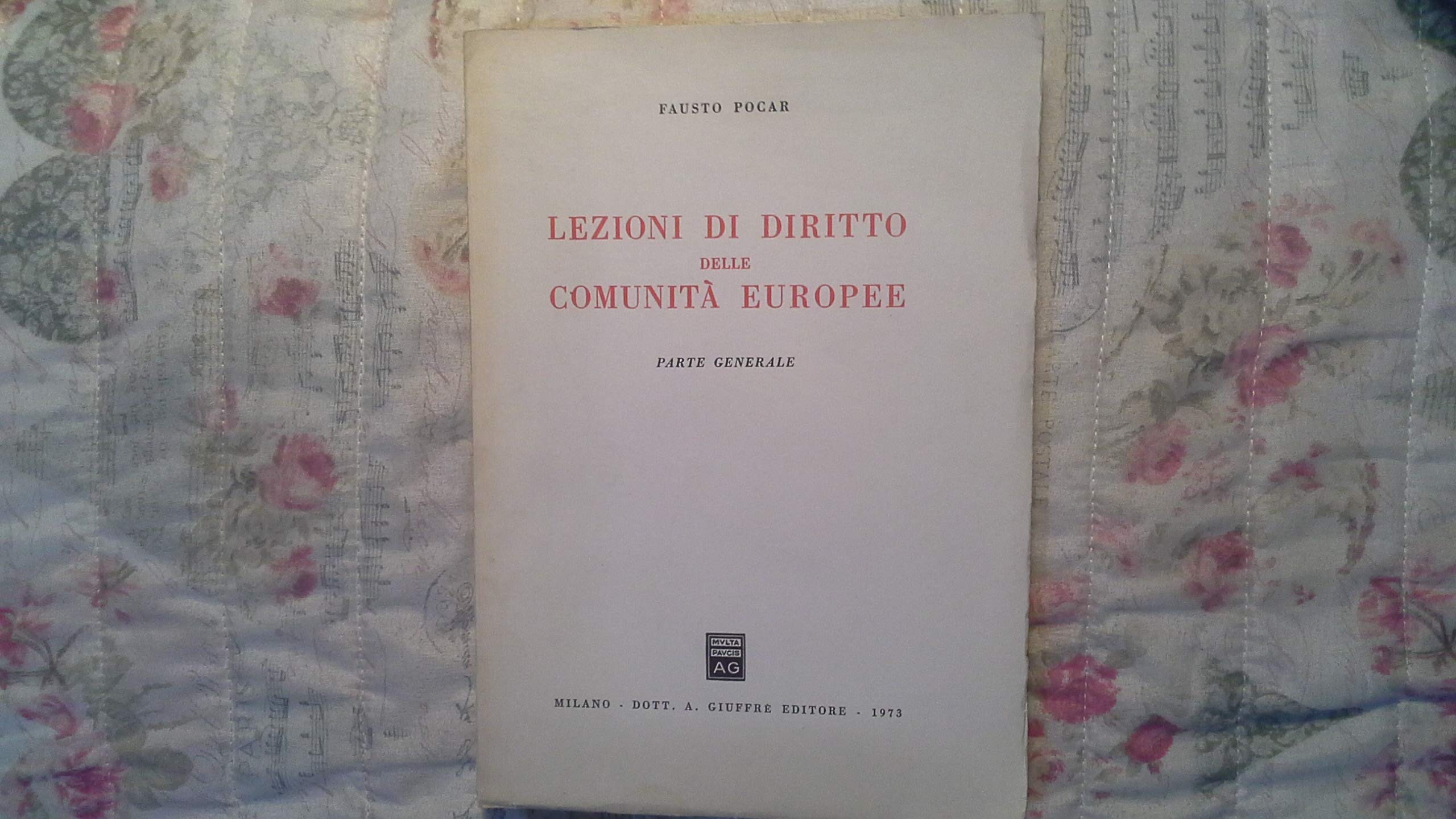 Lezioni di diritto delle comunità europee book