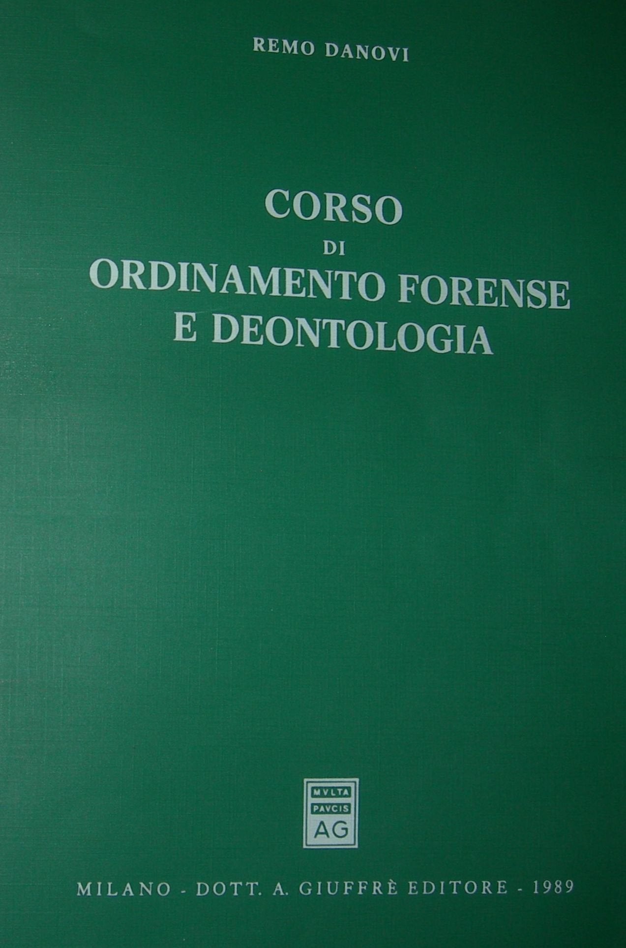 Corso di ordinamento forense e deontologia Philosophy
