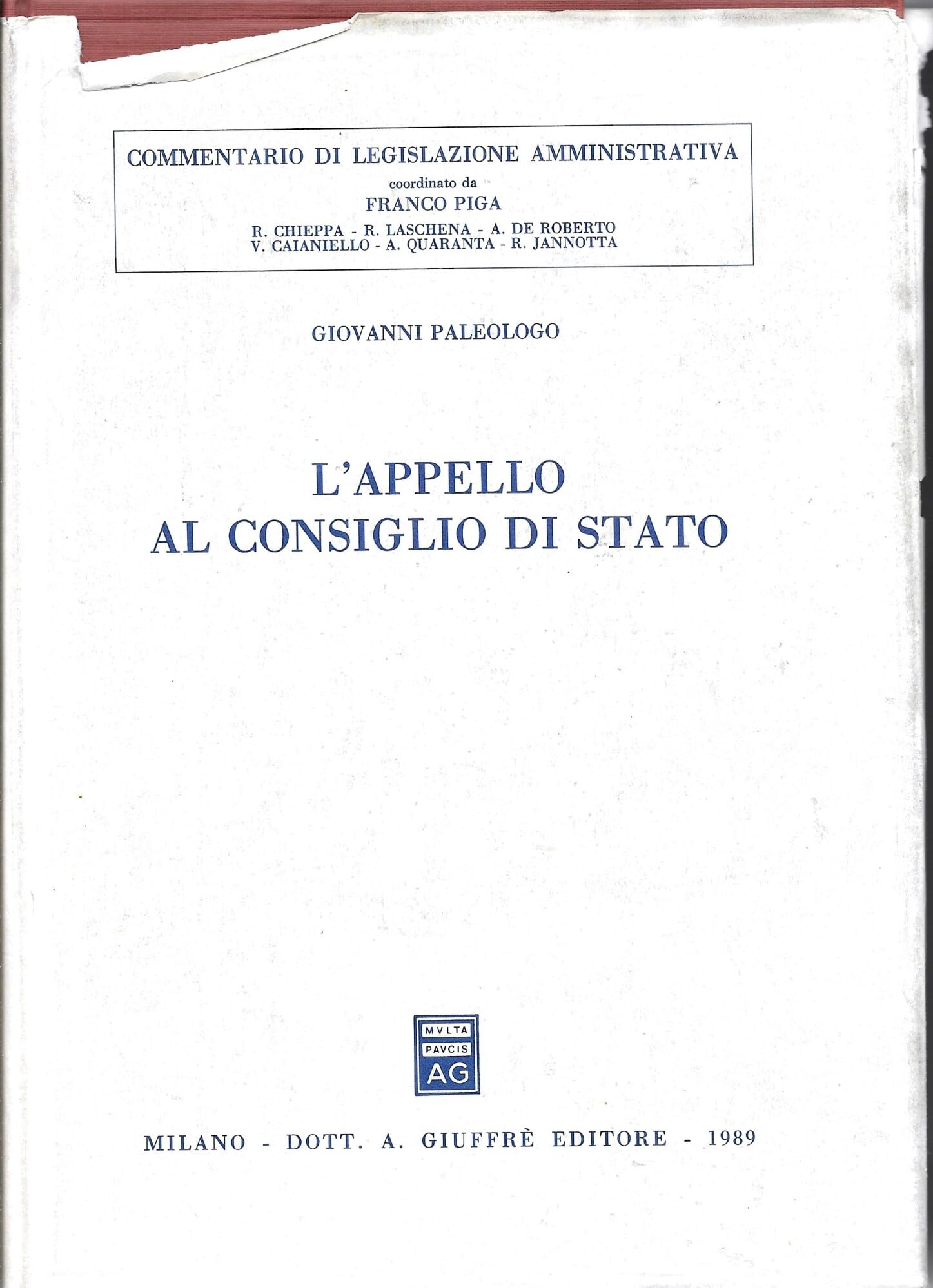 L'appello al Consiglio di Stato book