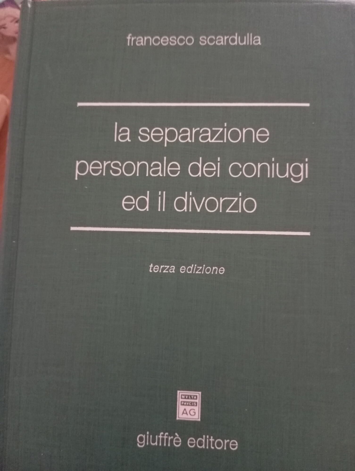 La separazione personale dei coniugi ed il divorzio book