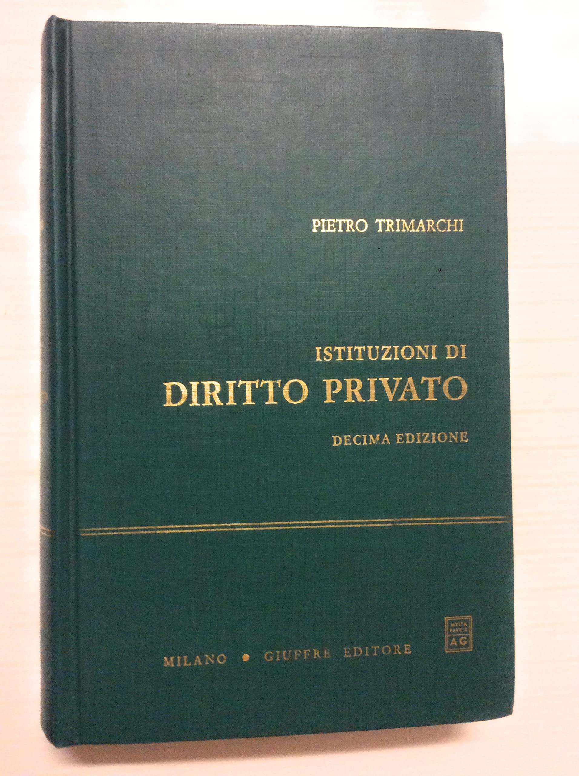 Istituzioni di diritto privato Law
