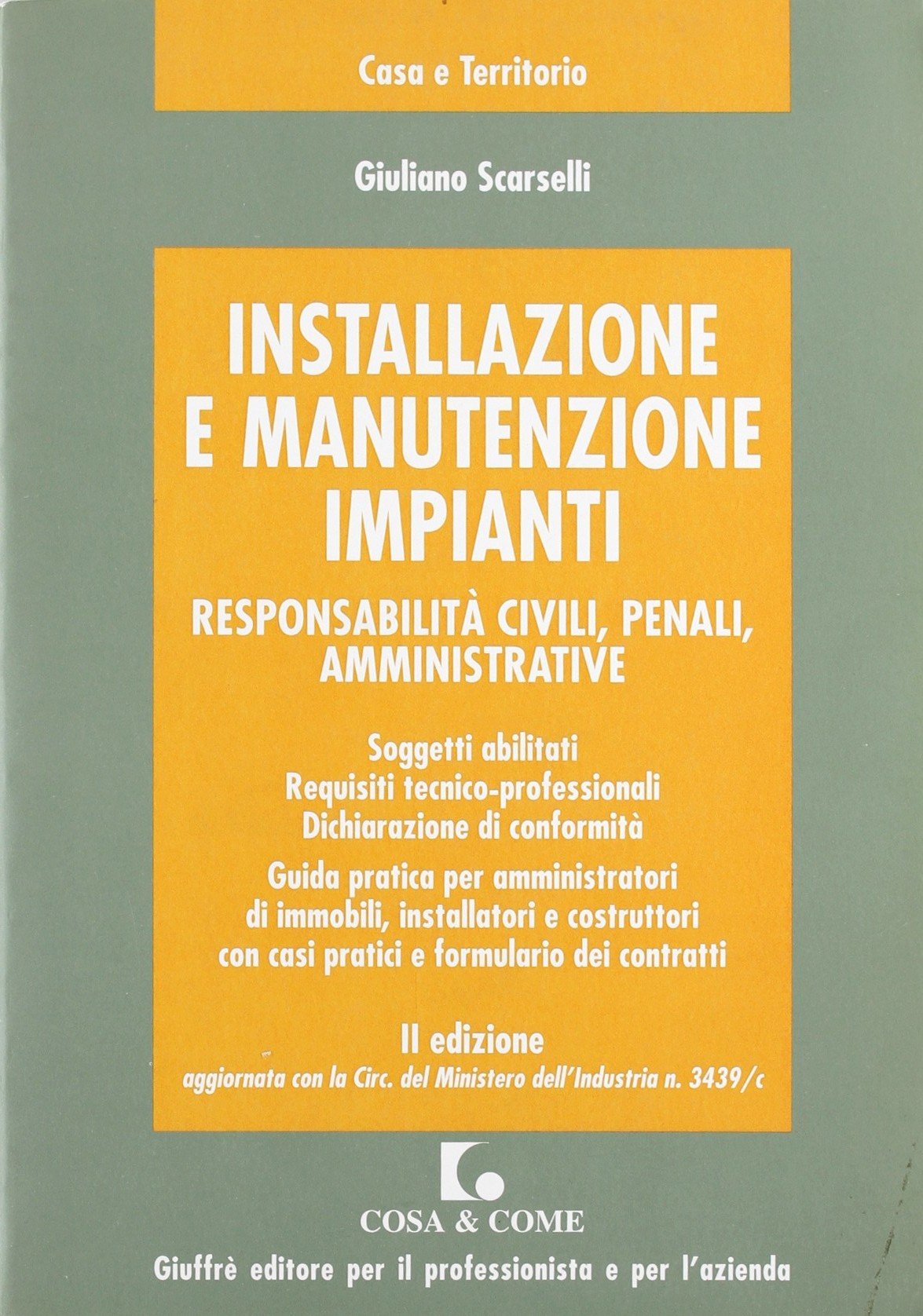 Installazione e manutenzione degli impianti. Responsabilità civili, penali, amministrative book