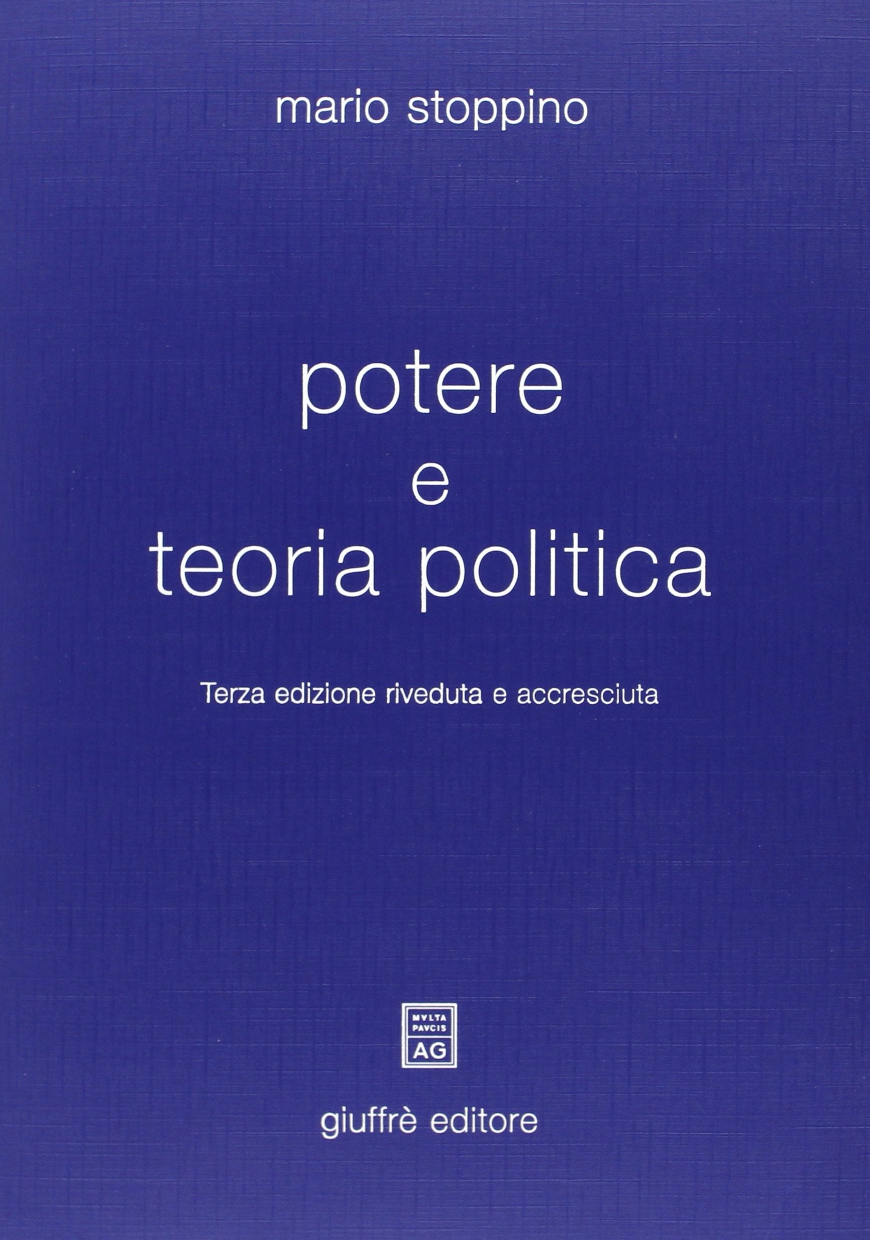 Potere e teoria politica book