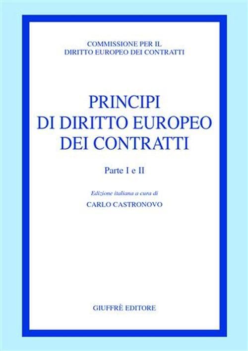 Principi di diritto europeo dei contratti book