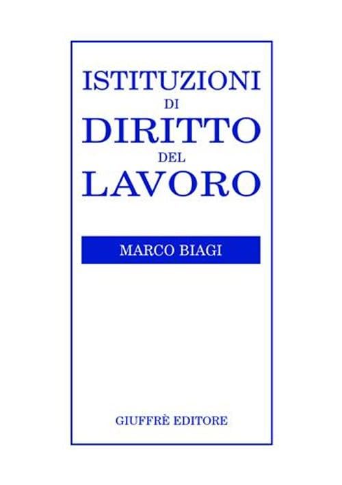Istituzioni di diritto del lavoro Law