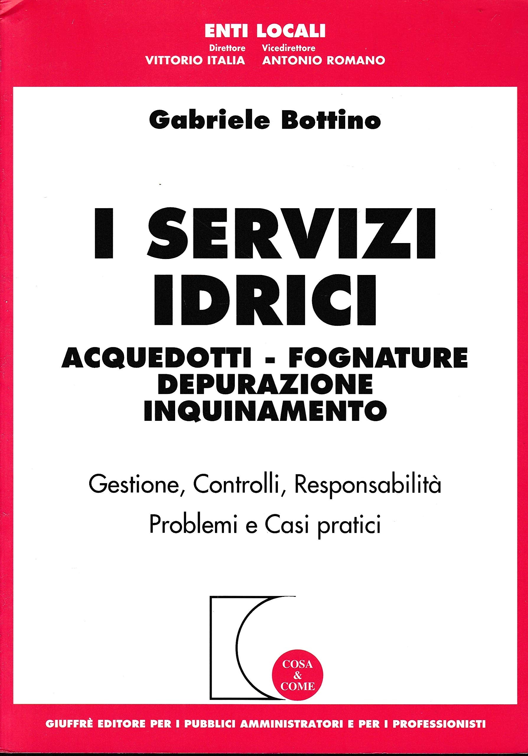 I servizi idrici. Acquedotti. Fognature. Depurazione. Inquinamento book