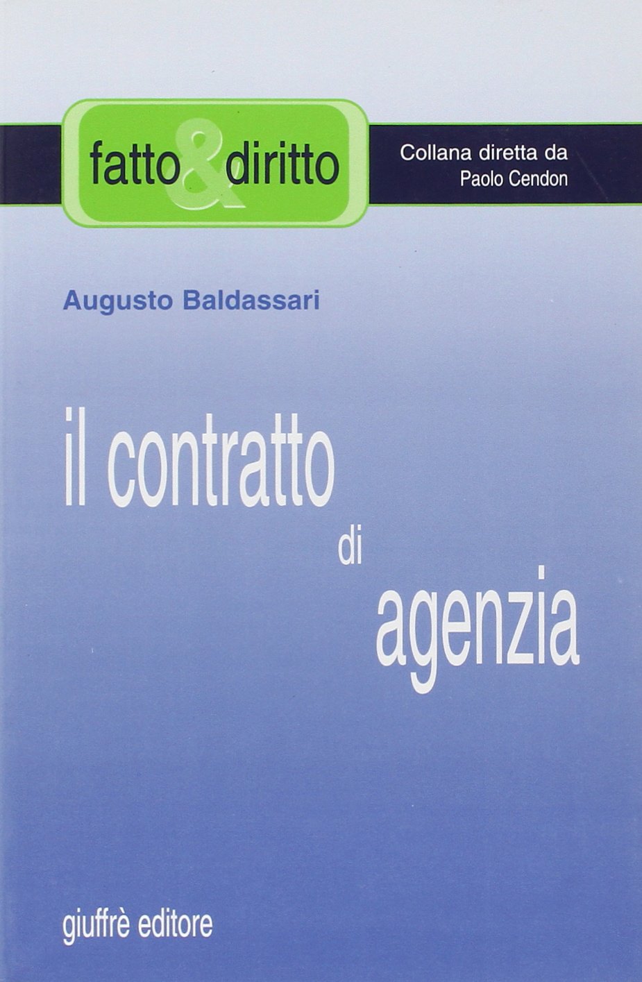 Il contratto di agenzia book
