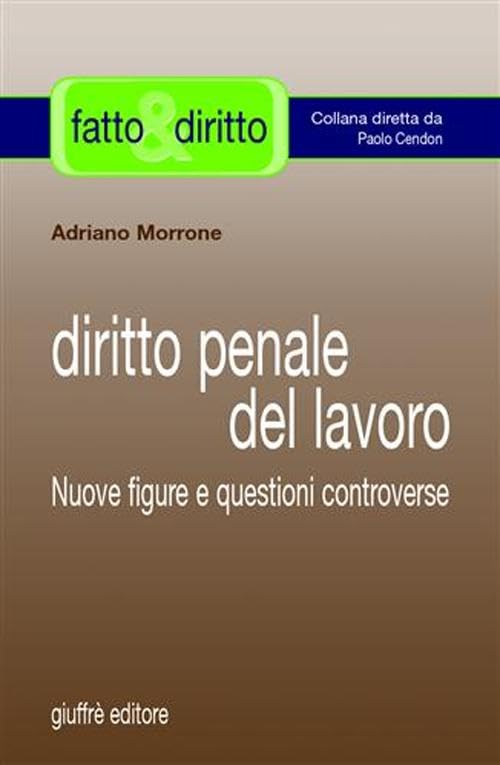 Diritto penale del lavoro. Nuove figure e questioni controverse book