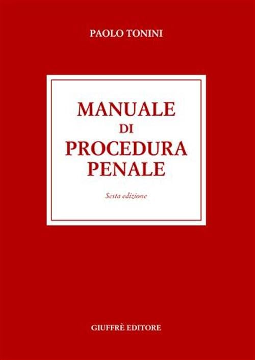 Manuale di procedura penale book