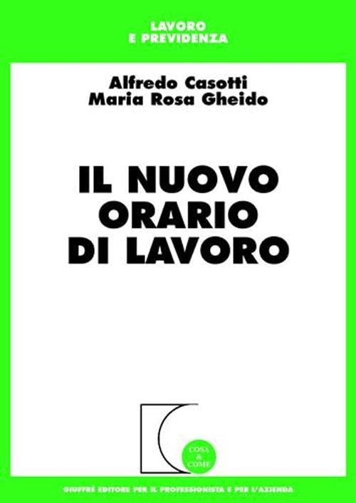 Il nuovo orario di lavoro book