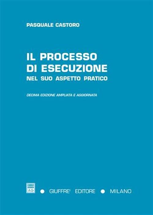 Il processo di esecuzione. Nel suo aspetto pratico book
