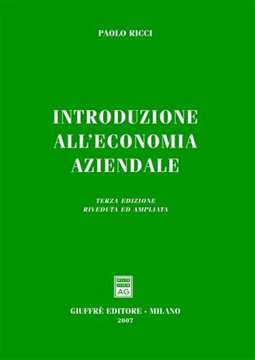 Introduzione all'economia aziendale book