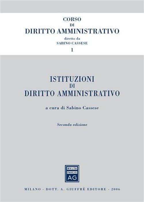 Istituzioni di diritto amministrativo book
