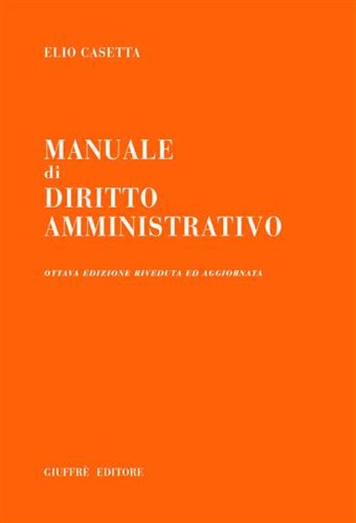 Manuale di diritto amministrativo book