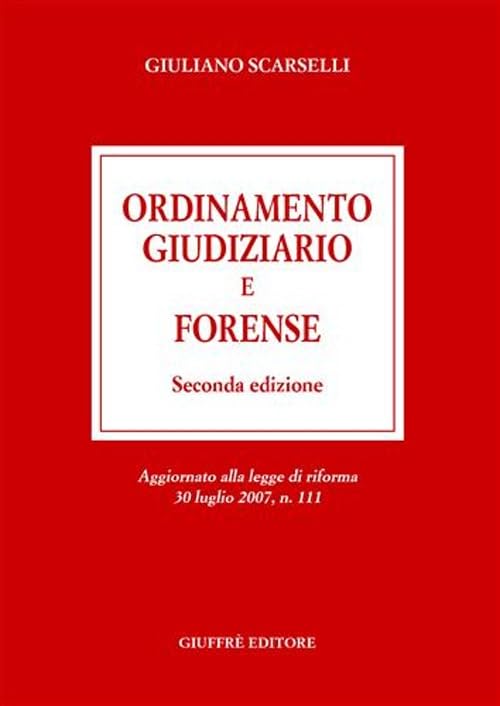 Ordinamento giudiziario e forense Law