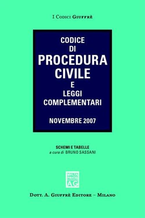 Codice di procedura civile e leggi complementari (I codici Giuffrè tascabili) Law
