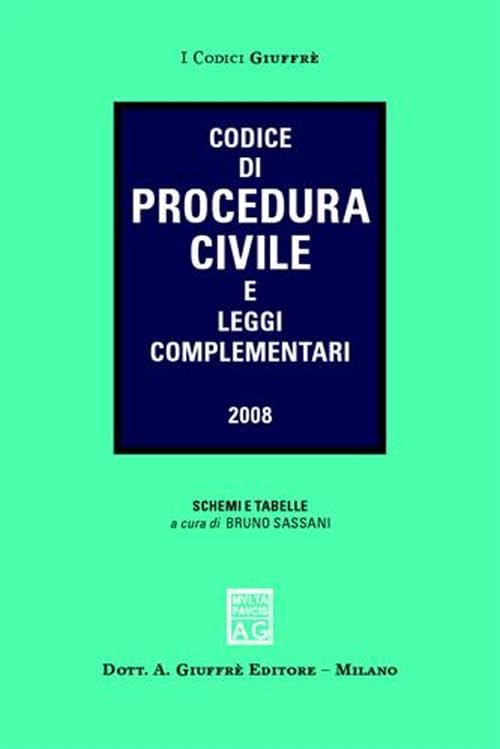 Codice di procedura civile e leggi complementari (I codici Giuffrè tascabili) Law