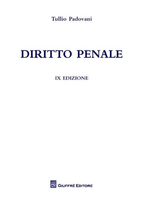 Diritto penale book