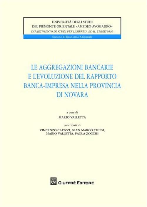 Le aggregazioni bancarie e l'evoluzione del rapporto banca-impresa nella provincia di Novara (Univ. Piemonte or.-Dip. studi impresa) Business & Technology