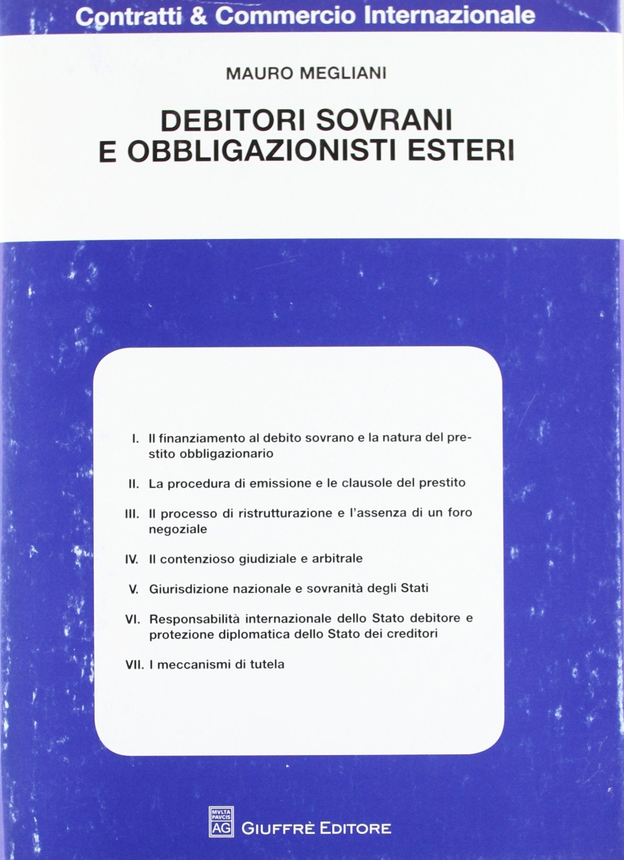 Debitori sovrani e obbligazionisti esteri (Contratti e commercio internazionale) Law