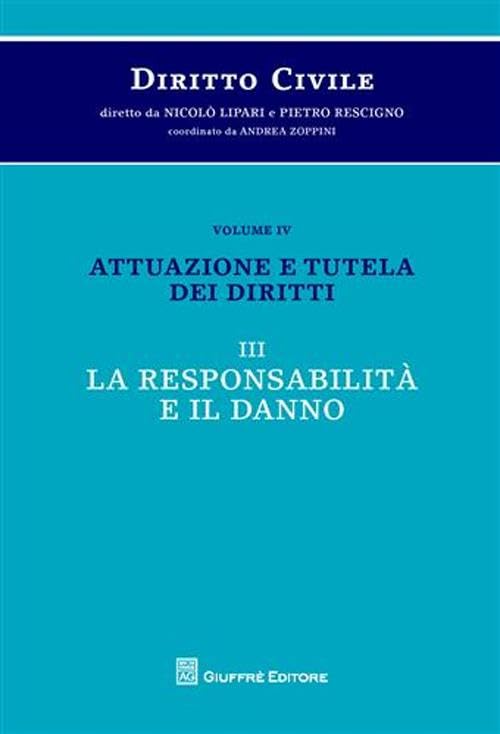 Diritto civile. Attuazione e tutela dei diritti. La responsabilità e il danno (Vol. 4/2) book