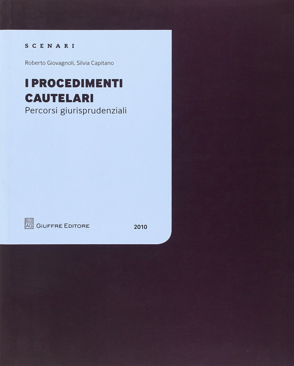I procedimenti cautelari (Scenari 2. Percorsi giurisprudenziali) Law