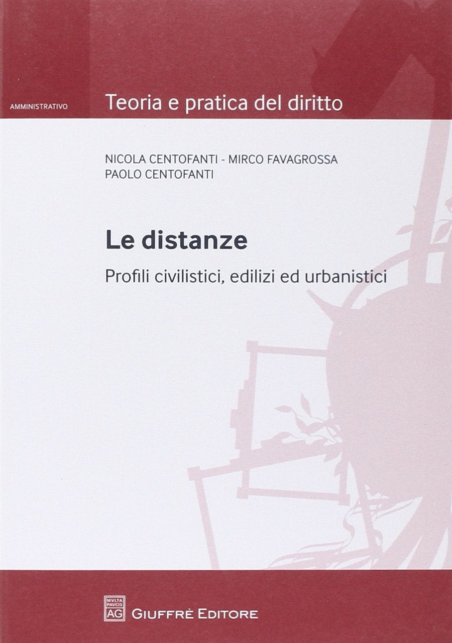 Le distanze. Profili civilistici, edilizi ed urbanistici (Teoria e pratica del diritto. Amministr.) Law
