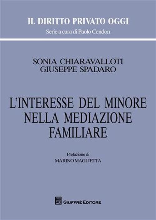 L'interesse del minore nella mediazione familiare book