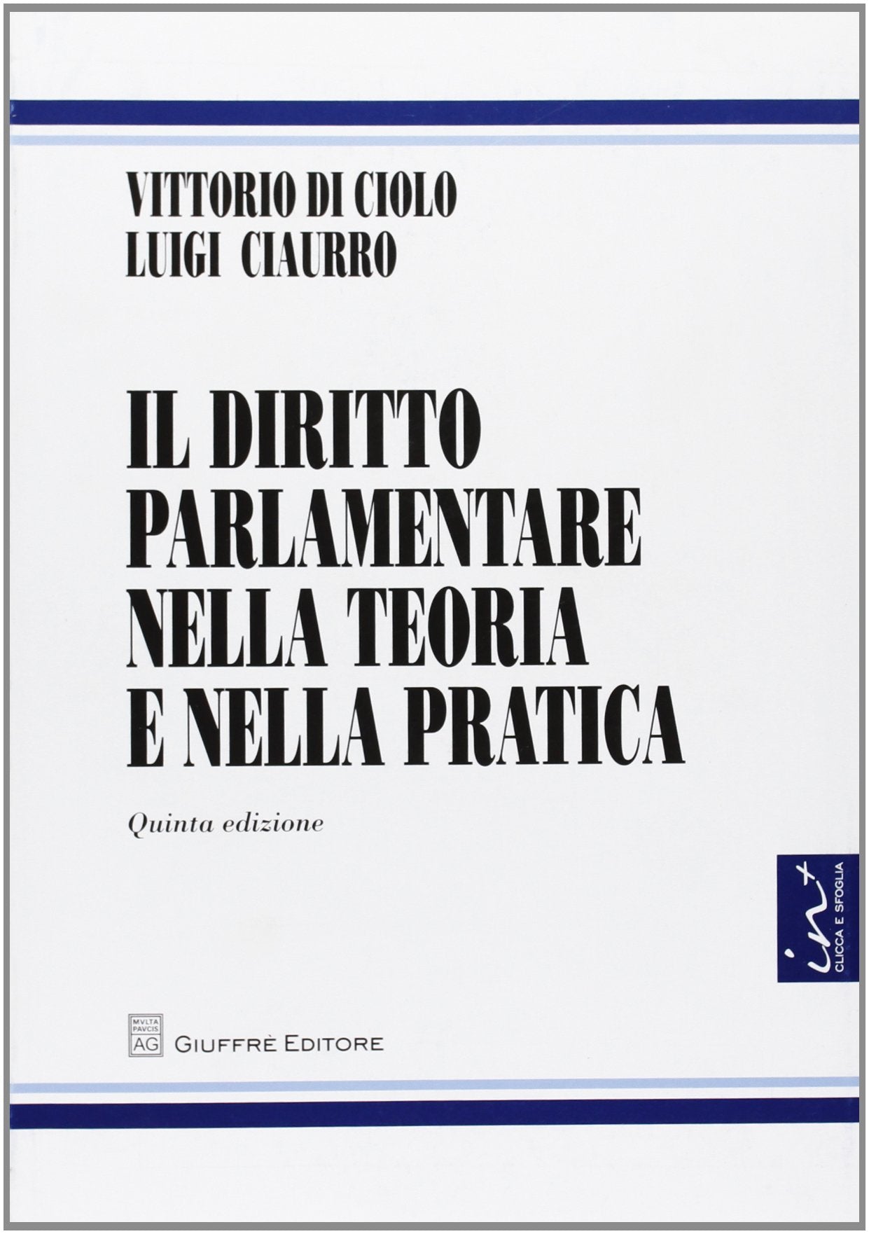 Il diritto parlamentare nella teoria e nella pratica Law