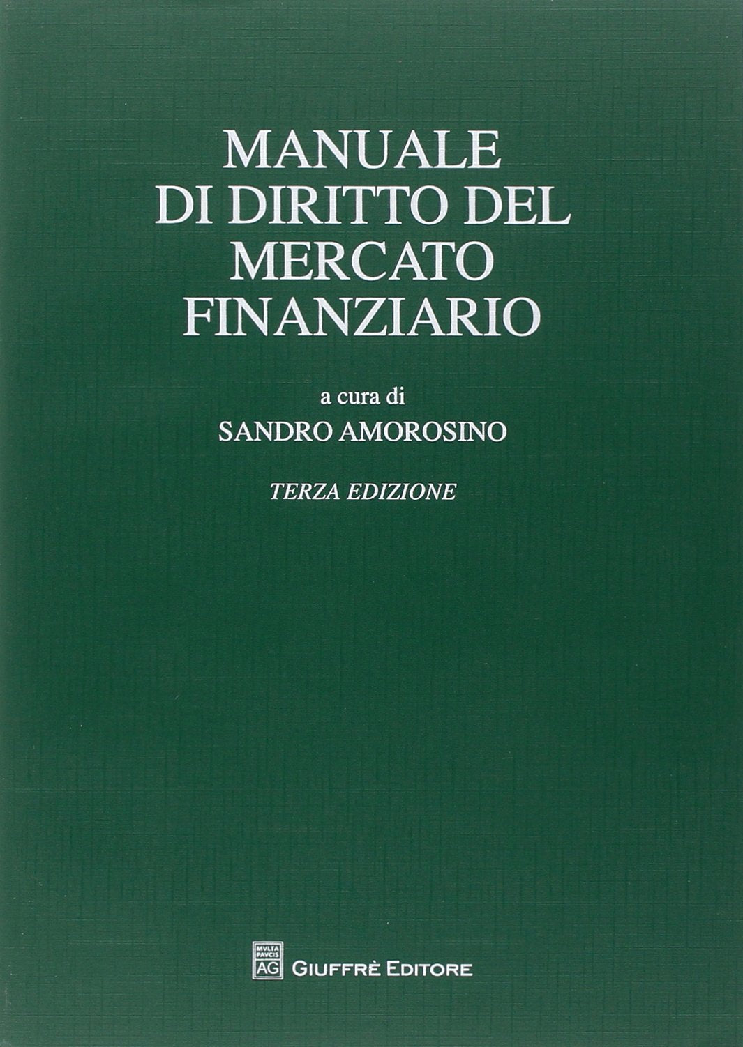Manuale di diritto del mercato finanziario book