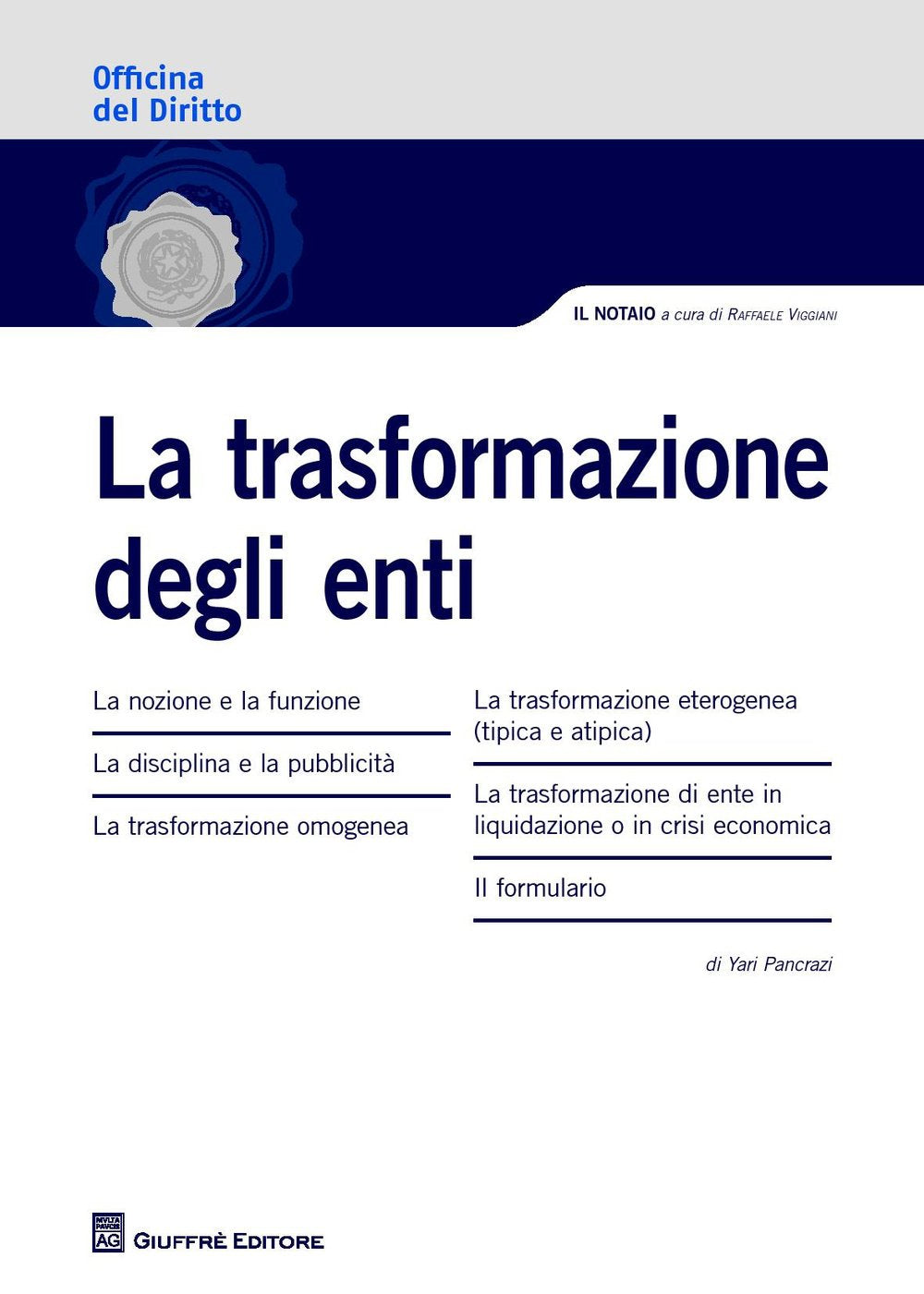 La trasformazione degli enti book