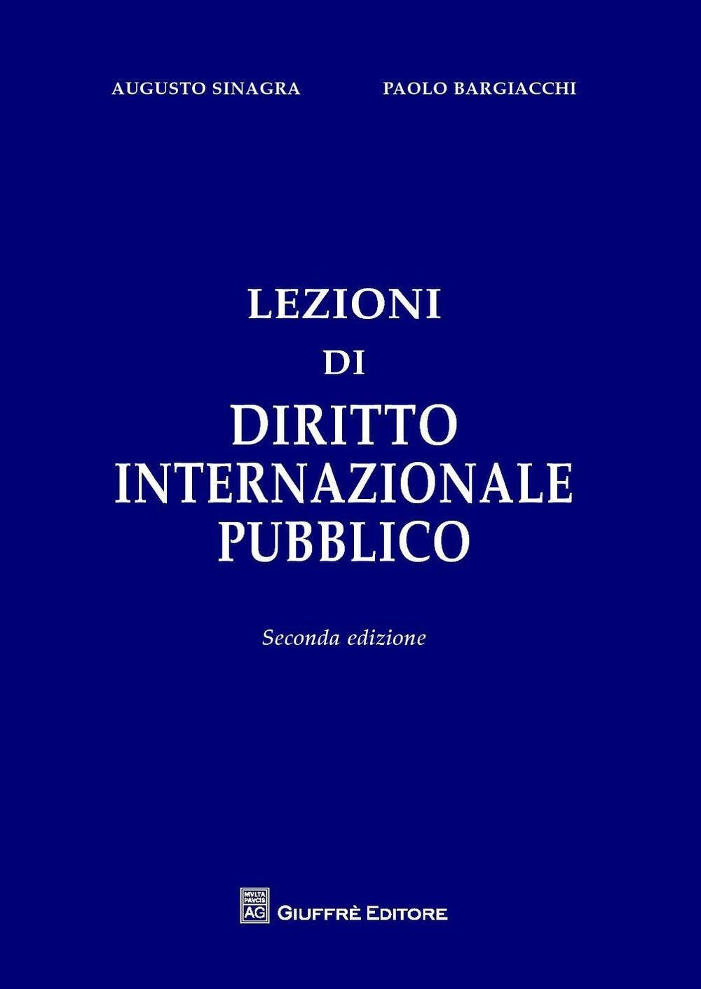 Lezioni di diritto internazionale pubblico book