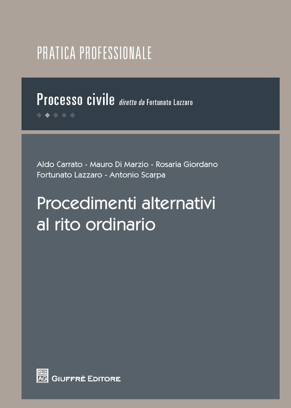 Procedimenti alternativi al rito ordinario book