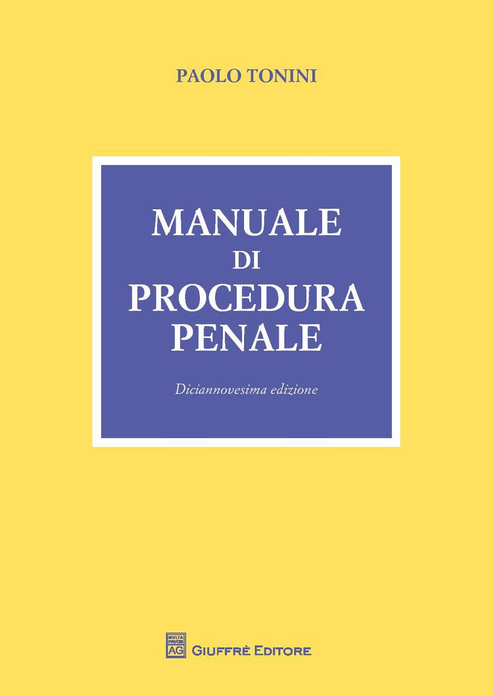 Manuale di procedura penale Law