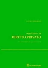 Istituzioni di diritto privato Law