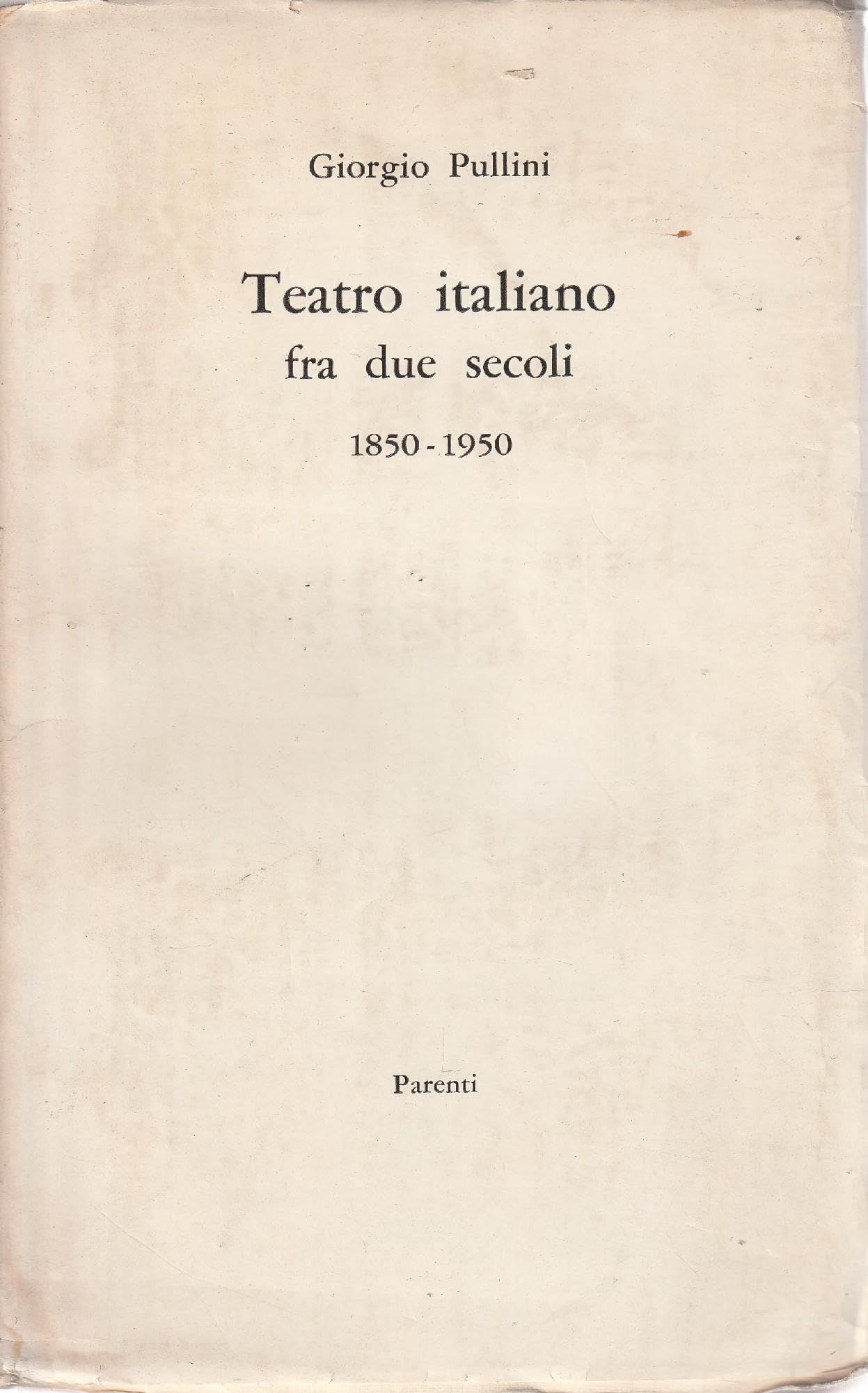 IL TEATRO ITALIANO NEL SETTECENTO (Polifonie) Contemporary literature