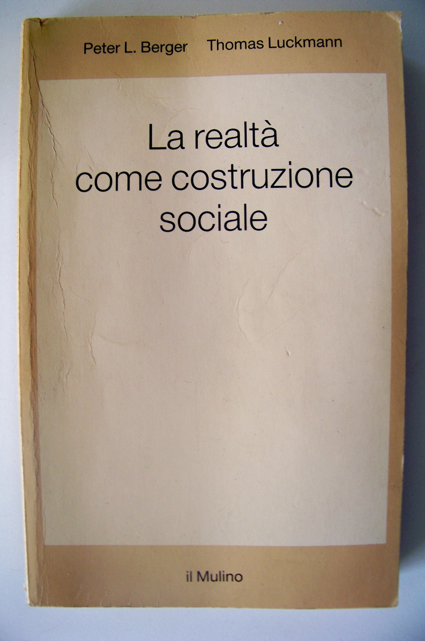 La realtà come costruzione sociale book