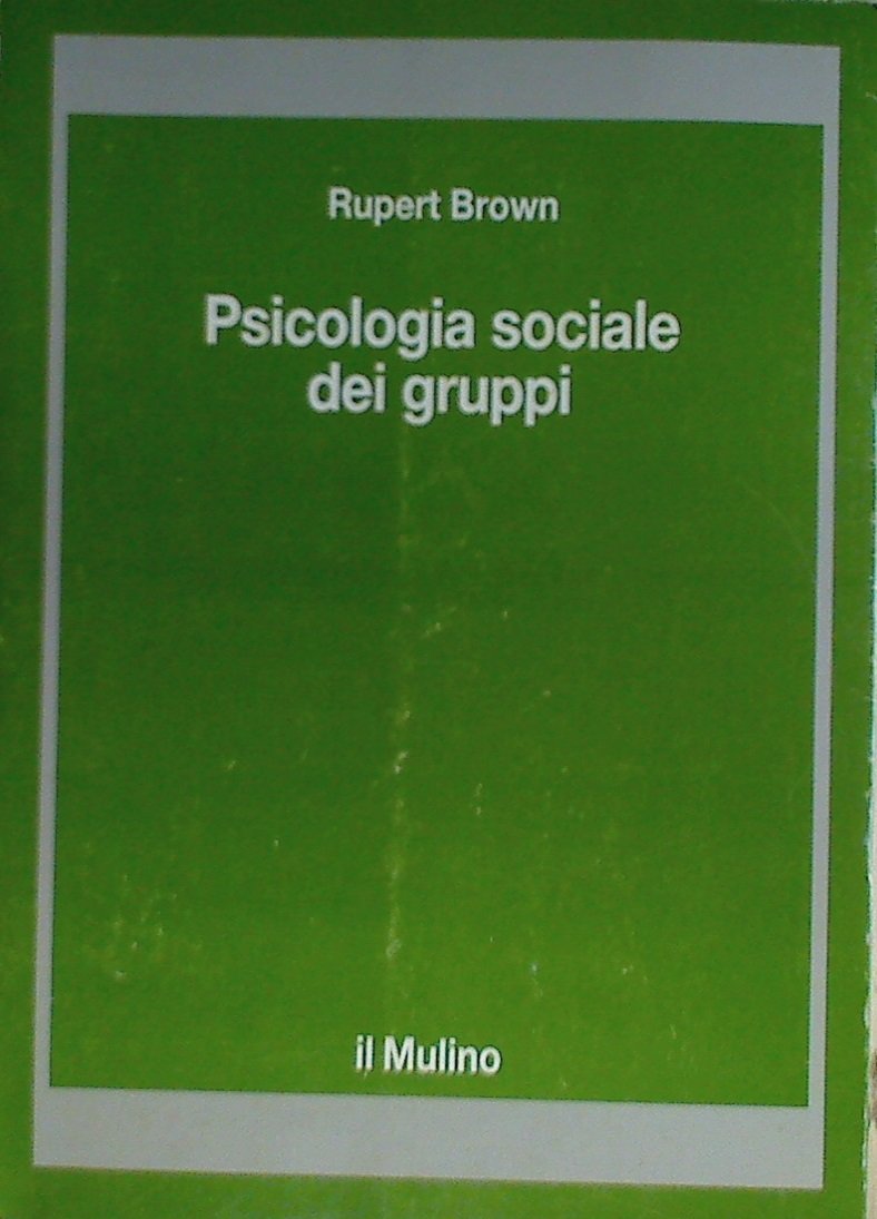Psicologia sociale dei gruppi book